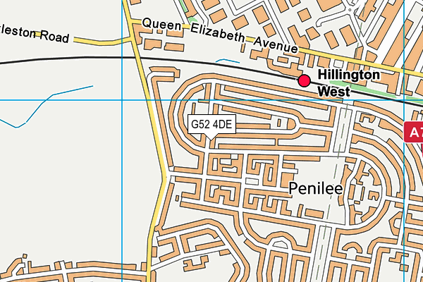 G52 4DE map - OS VectorMap District (Ordnance Survey) G52 4DE map - OS VectorMap District (Ordnance Survey)