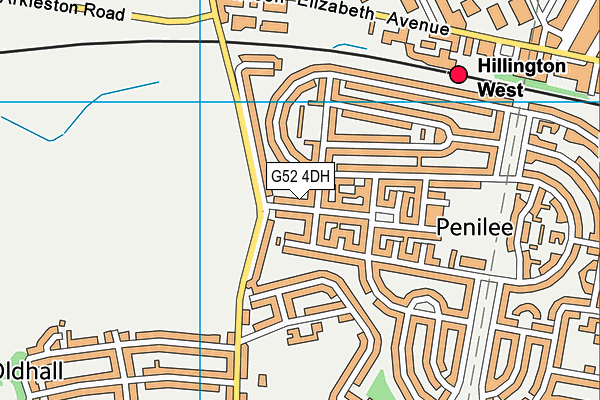 G52 4DH map - OS VectorMap District (Ordnance Survey) G52 4DH map - OS VectorMap District (Ordnance Survey)
