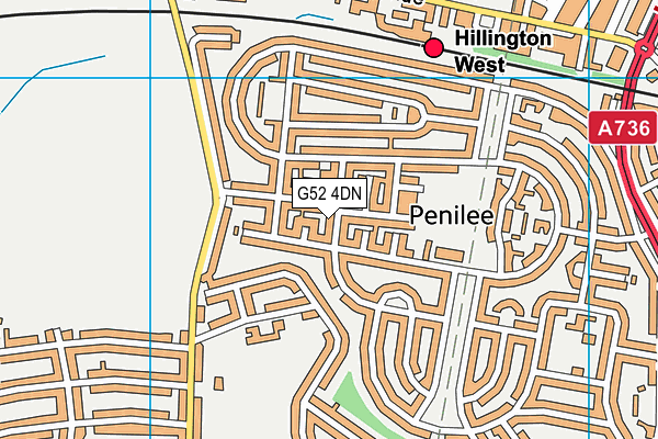 G52 4DN map - OS VectorMap District (Ordnance Survey) G52 4DN map - OS VectorMap District (Ordnance Survey)