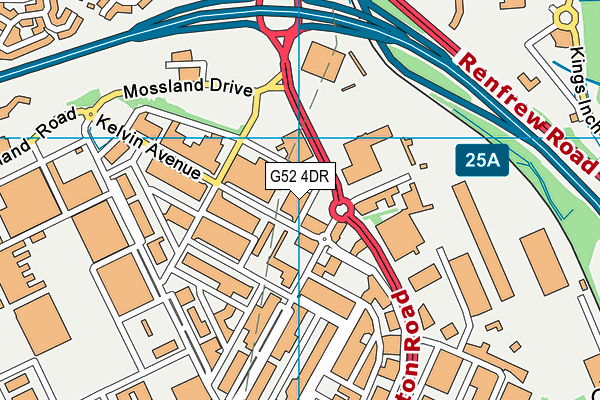 G52 4DR map - OS VectorMap District (Ordnance Survey) G52 4DR map - OS VectorMap District (Ordnance Survey)