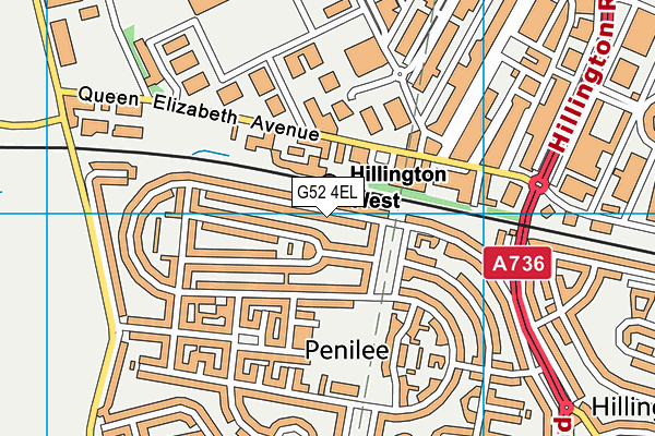 G52 4EL map - OS VectorMap District (Ordnance Survey) G52 4EL map - OS VectorMap District (Ordnance Survey)