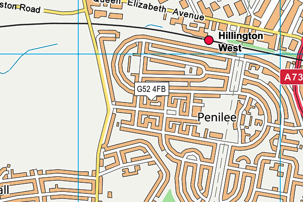 G52 4FB map - OS VectorMap District (Ordnance Survey) G52 4FB map - OS VectorMap District (Ordnance Survey)