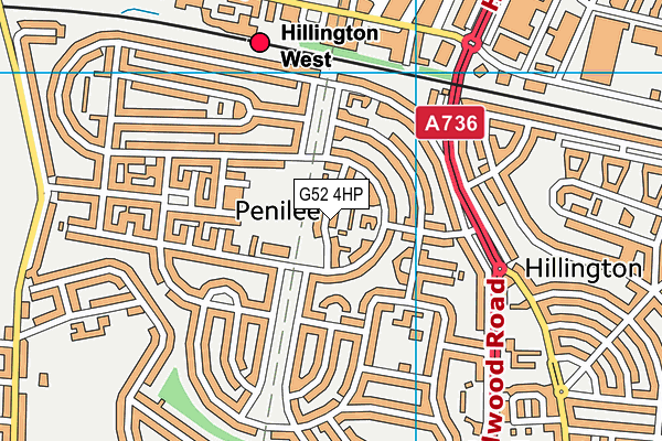 G52 4HP map - OS VectorMap District (Ordnance Survey) G52 4HP map - OS VectorMap District (Ordnance Survey)