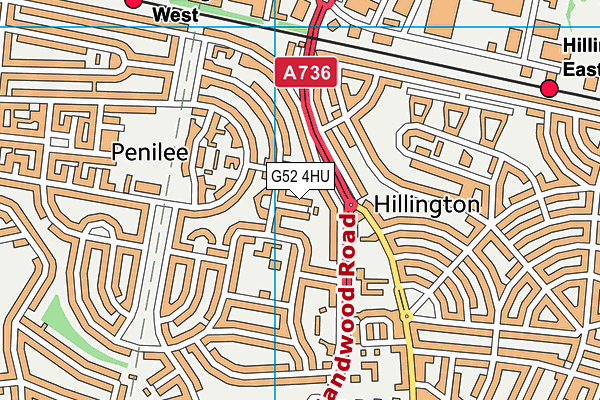 G52 4HU map - OS VectorMap District (Ordnance Survey) G52 4HU map - OS VectorMap District (Ordnance Survey)