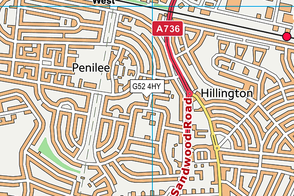 G52 4HY map - OS VectorMap District (Ordnance Survey) G52 4HY map - OS VectorMap District (Ordnance Survey)