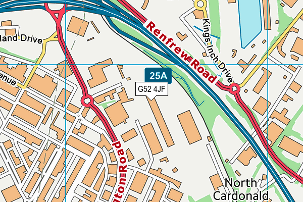 G52 4JF map - OS VectorMap District (Ordnance Survey) G52 4JF map - OS VectorMap District (Ordnance Survey)