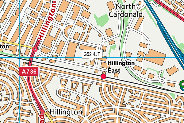 G52 4JT map - OS VectorMap District (Ordnance Survey) G52 4JT map - OS VectorMap District (Ordnance Survey)