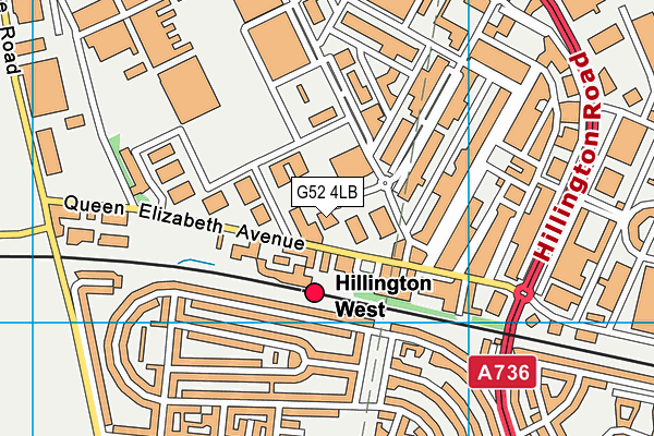 G52 4LB map - OS VectorMap District (Ordnance Survey) G52 4LB map - OS VectorMap District (Ordnance Survey)
