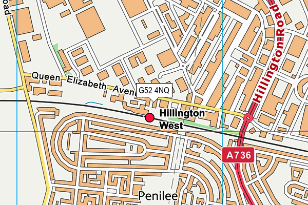 G52 4NQ map - OS VectorMap District (Ordnance Survey) G52 4NQ map - OS VectorMap District (Ordnance Survey)