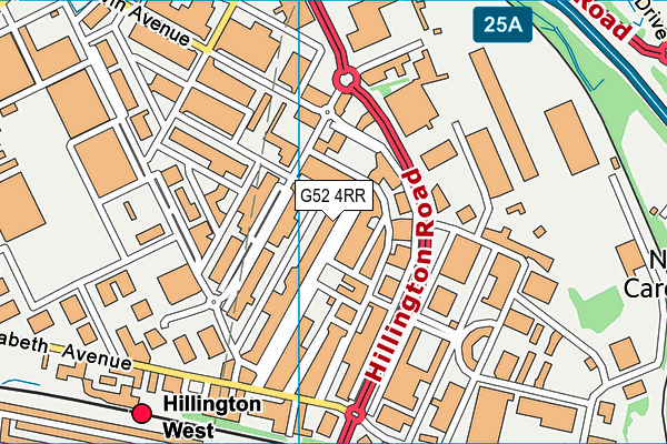 G52 4RR map - OS VectorMap District (Ordnance Survey) G52 4RR map - OS VectorMap District (Ordnance Survey)