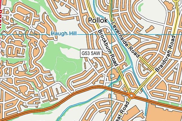G53 5AW map - OS VectorMap District (Ordnance Survey) G53 5AW map - OS VectorMap District (Ordnance Survey)