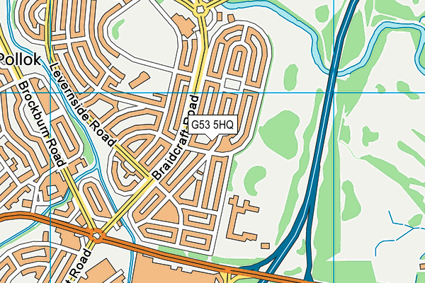 G53 5HQ map - OS VectorMap District (Ordnance Survey) G53 5HQ map - OS VectorMap District (Ordnance Survey)