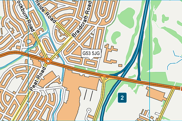 G53 5JG map - OS VectorMap District (Ordnance Survey) G53 5JG map - OS VectorMap District (Ordnance Survey)