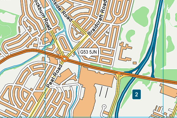 G53 5JN map - OS VectorMap District (Ordnance Survey) G53 5JN map - OS VectorMap District (Ordnance Survey)