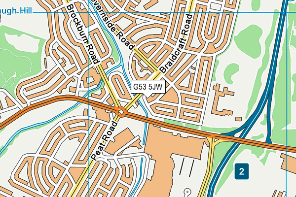 G53 5JW map - OS VectorMap District (Ordnance Survey) G53 5JW map - OS VectorMap District (Ordnance Survey)