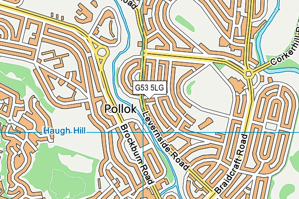 G53 5LG map - OS VectorMap District (Ordnance Survey) G53 5LG map - OS VectorMap District (Ordnance Survey)