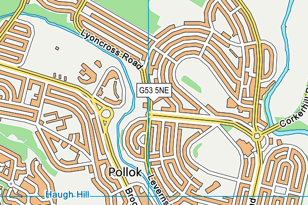 G53 5NE map - OS VectorMap District (Ordnance Survey) G53 5NE map - OS VectorMap District (Ordnance Survey)