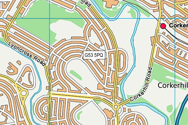 G53 5PQ map - OS VectorMap District (Ordnance Survey) G53 5PQ map - OS VectorMap District (Ordnance Survey)