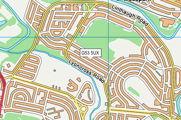 G53 5UX map - OS VectorMap District (Ordnance Survey) G53 5UX map - OS VectorMap District (Ordnance Survey)