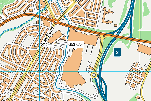 G53 6AF map - OS VectorMap District (Ordnance Survey) G53 6AF map - OS VectorMap District (Ordnance Survey)