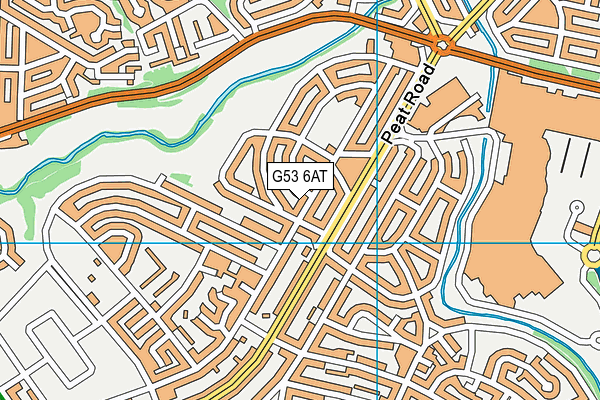 G53 6AT map - OS VectorMap District (Ordnance Survey) G53 6AT map - OS VectorMap District (Ordnance Survey)