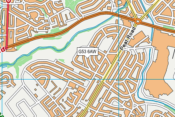 G53 6AW map - OS VectorMap District (Ordnance Survey) G53 6AW map - OS VectorMap District (Ordnance Survey)