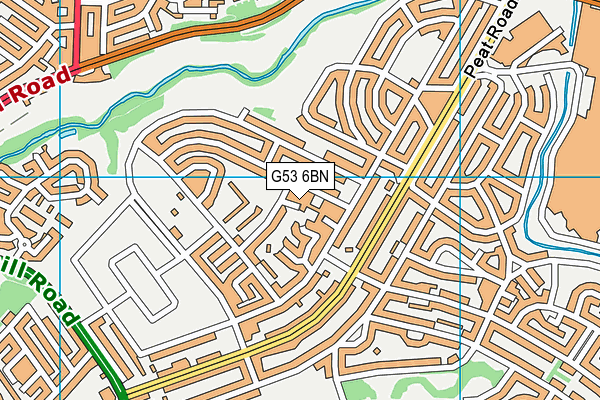 G53 6BN map - OS VectorMap District (Ordnance Survey) G53 6BN map - OS VectorMap District (Ordnance Survey)