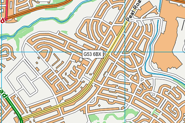 G53 6BX map - OS VectorMap District (Ordnance Survey) G53 6BX map - OS VectorMap District (Ordnance Survey)