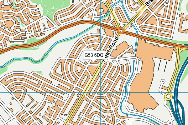 G53 6DQ map - OS VectorMap District (Ordnance Survey) G53 6DQ map - OS VectorMap District (Ordnance Survey)