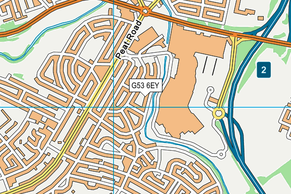 G53 6EY map - OS VectorMap District (Ordnance Survey) G53 6EY map - OS VectorMap District (Ordnance Survey)