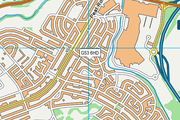 G53 6HD map - OS VectorMap District (Ordnance Survey) G53 6HD map - OS VectorMap District (Ordnance Survey)