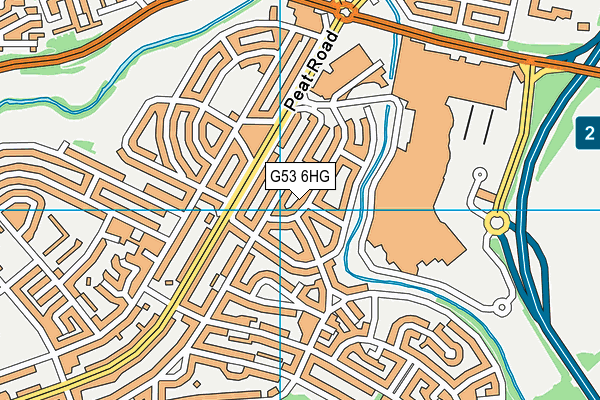 G53 6HG map - OS VectorMap District (Ordnance Survey) G53 6HG map - OS VectorMap District (Ordnance Survey)