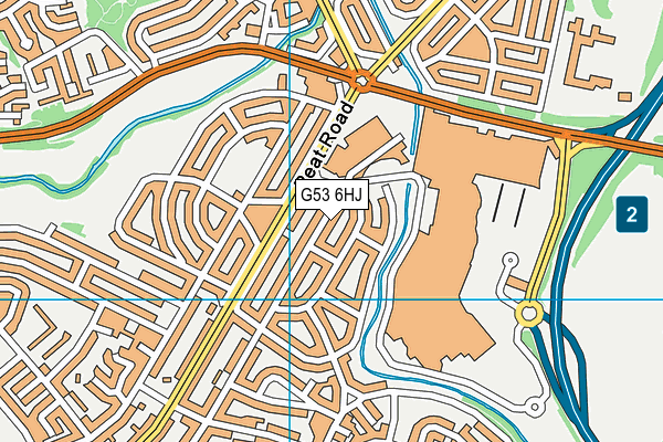 G53 6HJ map - OS VectorMap District (Ordnance Survey) G53 6HJ map - OS VectorMap District (Ordnance Survey)