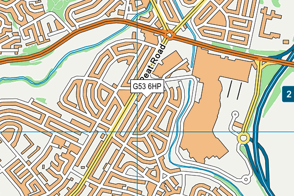 G53 6HP map - OS VectorMap District (Ordnance Survey) G53 6HP map - OS VectorMap District (Ordnance Survey)
