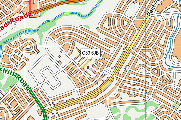 G53 6JB map - OS VectorMap District (Ordnance Survey) G53 6JB map - OS VectorMap District (Ordnance Survey)