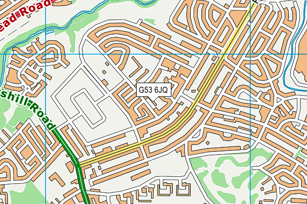 G53 6JQ map - OS VectorMap District (Ordnance Survey) G53 6JQ map - OS VectorMap District (Ordnance Survey)