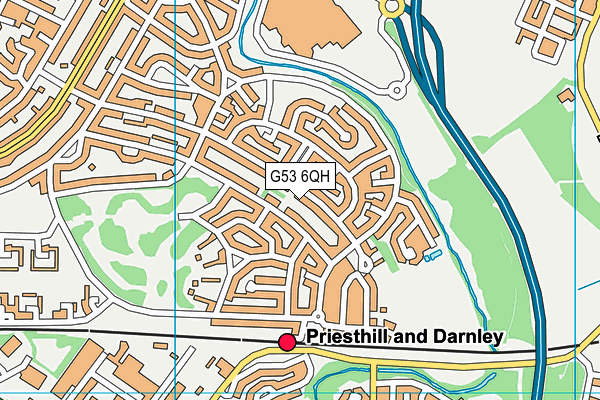 G53 6QH map - OS VectorMap District (Ordnance Survey) G53 6QH map - OS VectorMap District (Ordnance Survey)