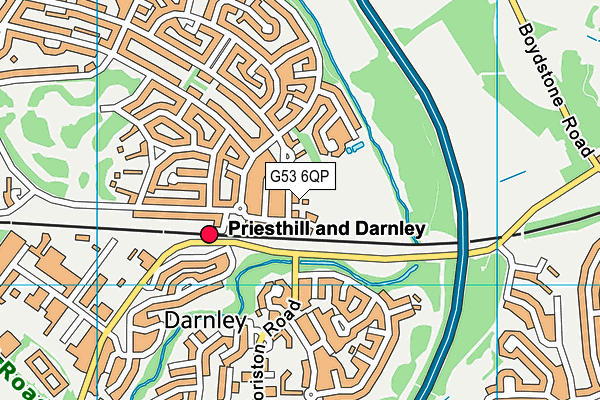 G53 6QP map - OS VectorMap District (Ordnance Survey) G53 6QP map - OS VectorMap District (Ordnance Survey)