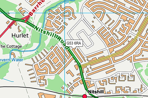 G53 6RA map - OS VectorMap District (Ordnance Survey) G53 6RA map - OS VectorMap District (Ordnance Survey)
