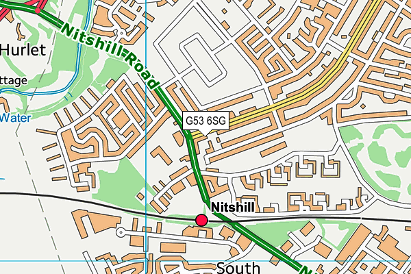 G53 6SG map - OS VectorMap District (Ordnance Survey) G53 6SG map - OS VectorMap District (Ordnance Survey)