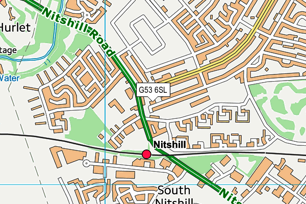 G53 6SL map - OS VectorMap District (Ordnance Survey) G53 6SL map - OS VectorMap District (Ordnance Survey)