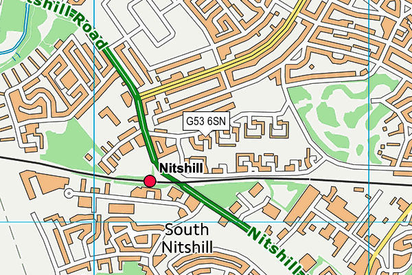 G53 6SN map - OS VectorMap District (Ordnance Survey)