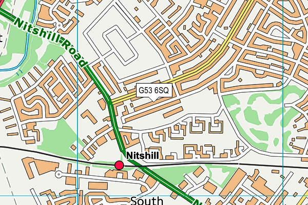 G53 6SQ map - OS VectorMap District (Ordnance Survey) G53 6SQ map - OS VectorMap District (Ordnance Survey)