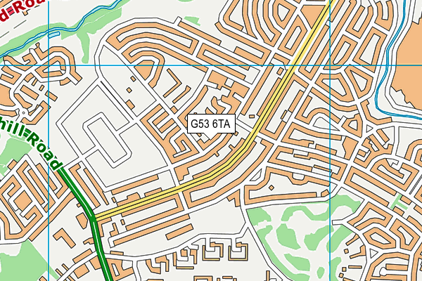 G53 6TA map - OS VectorMap District (Ordnance Survey) G53 6TA map - OS VectorMap District (Ordnance Survey)