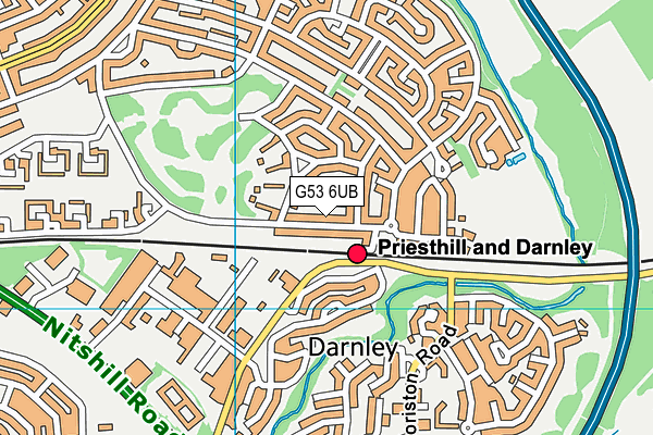 G53 6UB map - OS VectorMap District (Ordnance Survey) G53 6UB map - OS VectorMap District (Ordnance Survey)