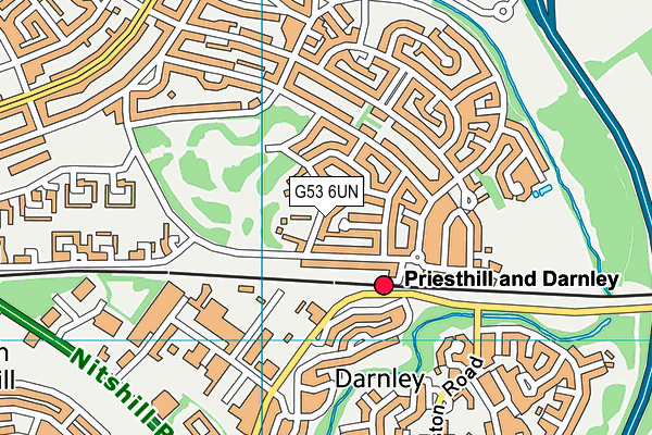 G53 6UN map - OS VectorMap District (Ordnance Survey) G53 6UN map - OS VectorMap District (Ordnance Survey)