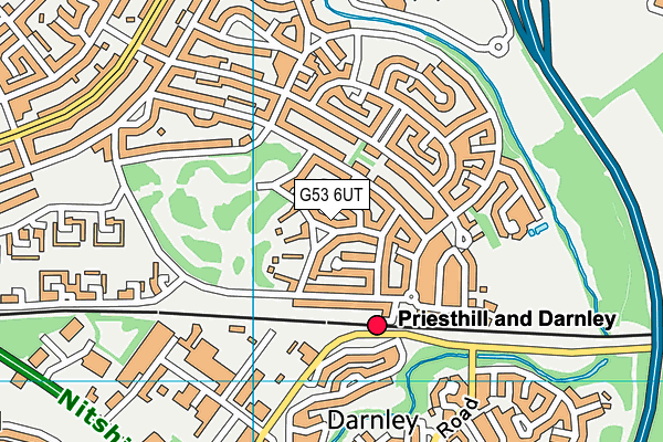 G53 6UT map - OS VectorMap District (Ordnance Survey) G53 6UT map - OS VectorMap District (Ordnance Survey)