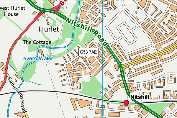 G53 7AE map - OS VectorMap District (Ordnance Survey) G53 7AE map - OS VectorMap District (Ordnance Survey)