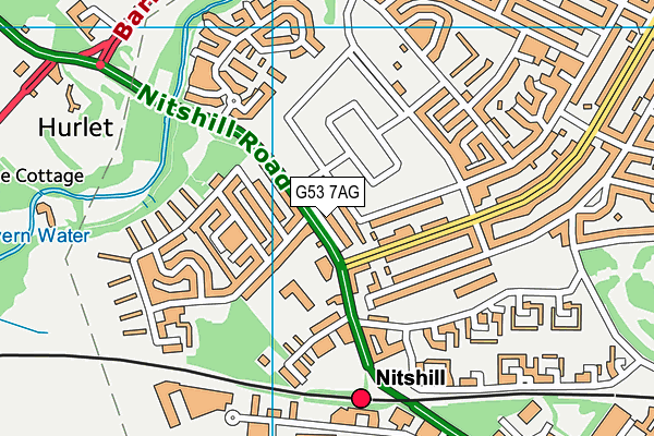 G53 7AG map - OS VectorMap District (Ordnance Survey) G53 7AG map - OS VectorMap District (Ordnance Survey)