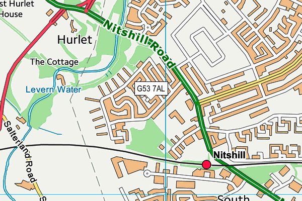 G53 7AL map - OS VectorMap District (Ordnance Survey) G53 7AL map - OS VectorMap District (Ordnance Survey)